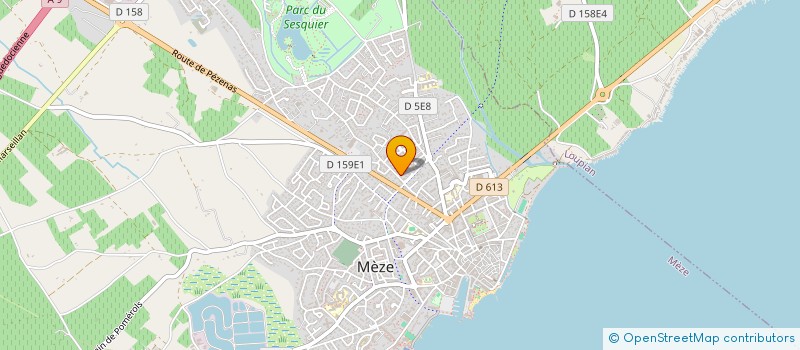 localisation de l'entreprise MONSIEUR PATRICK QUINSSAC à MEZE