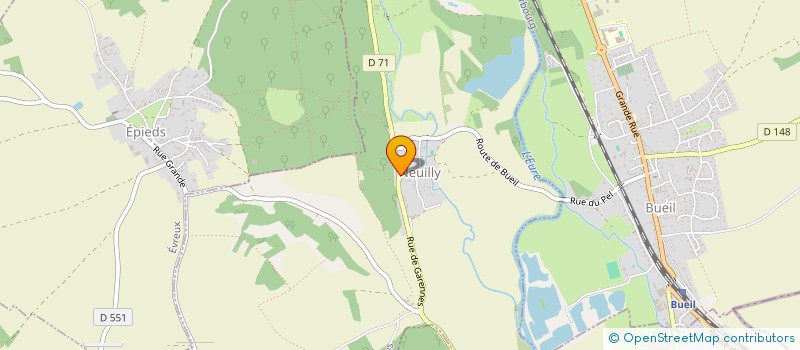 localisation de l'entreprise MONSIEUR PATRICK QUINZIN  NEUILLY