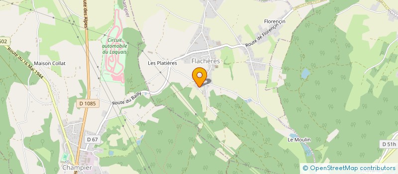 localisation de l'entreprise MONSIEUR PATRICK RABATEL à FLACHERES