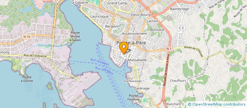 localisation de l'entreprise MONSIEUR PATRICK RABOTEUR à POINTE-A-PITRE