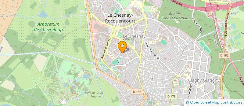 localisation de l'entreprise MONSIEUR PATRICK RABOURDIN à LE CHESNAY-ROCQUENCOURT