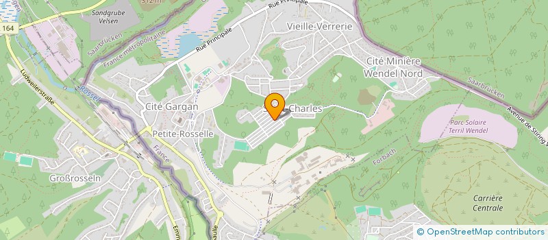 localisation de l'entreprise MONSIEUR PATRICK RACH  PETITE-ROSSELLE