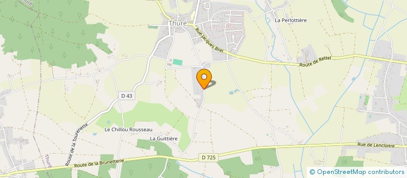localisation de l'entreprise MONSIEUR PATRICK RAFIGNON à THURE