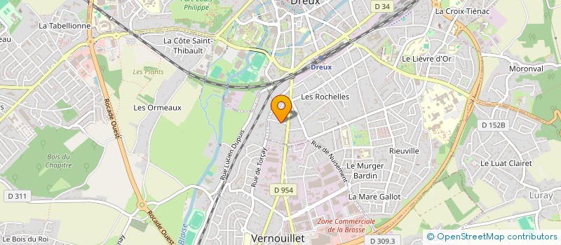 localisation de l'entreprise MONSIEUR PATRICK RAGAIN à DREUX
