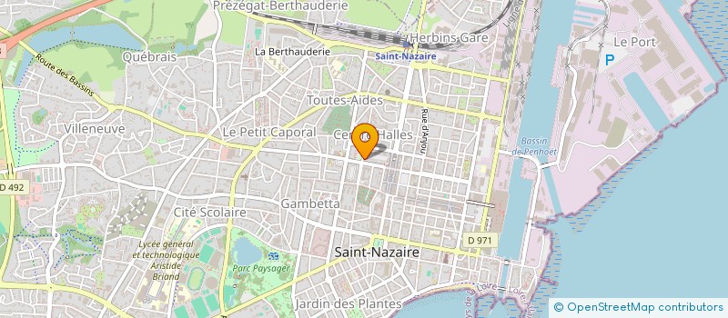 localisation de l'entreprise MONSIEUR PATRICK RAGAUD  SAINT-NAZAIRE