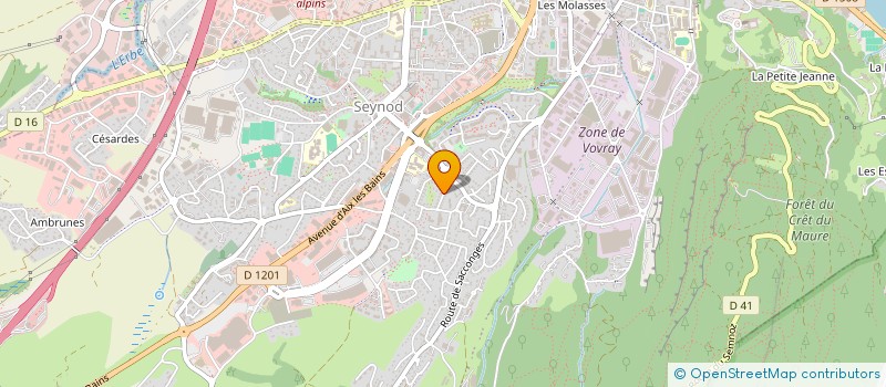 localisation de l'entreprise MONSIEUR PATRICK RAGEAU  ANNECY