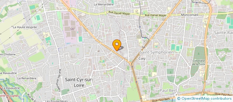 localisation de l'entreprise MONSIEUR PATRICK RAGOT  SAINT-CYR-SUR-LOIRE