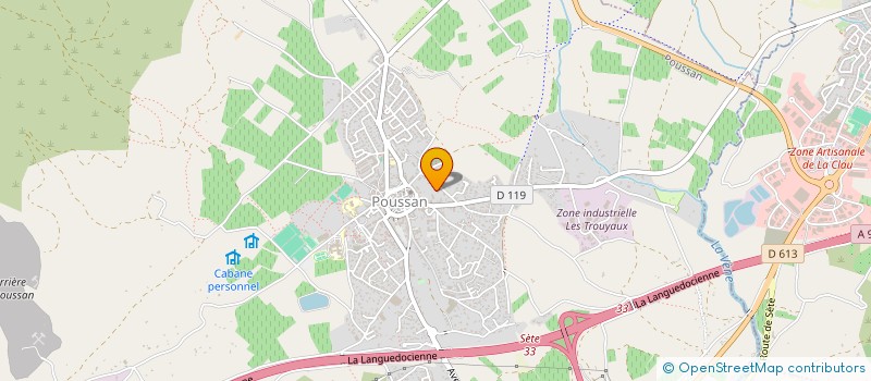 localisation de l'entreprise MONSIEUR PATRICK RAILLARD  POUSSAN