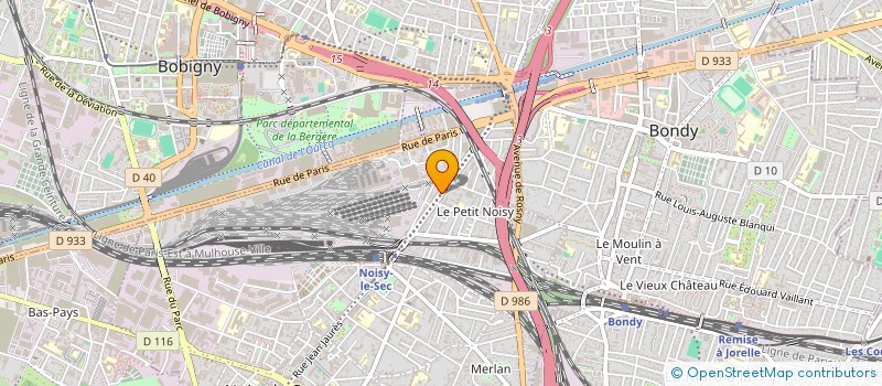 localisation de l'entreprise MONSIEUR PATRICK RAKOTONDRAFARA à NOISY-LE-SEC