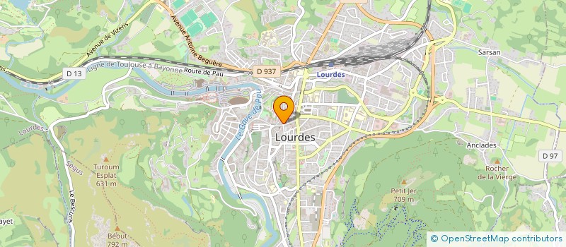 localisation de l'entreprise MONSIEUR PATRICK RAMBEAU à LOURDES