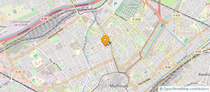 localisation de l'entreprise MONSIEUR PATRICK RAMOS  MULHOUSE