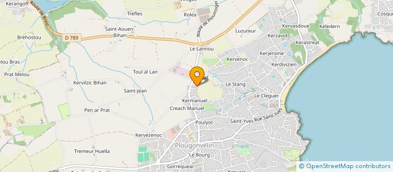 localisation de l'entreprise MONSIEUR PATRICK RAMOS  PLOUGONVELIN