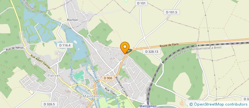 localisation de l'entreprise MONSIEUR PATRICK RAPON à MAINTENON