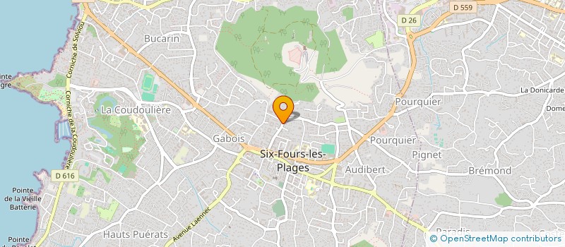 localisation de l'entreprise MONSIEUR PATRICK RAPP à SIX-FOURS-LES-PLAGES