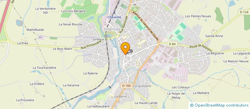localisation de l'entreprise MONSIEUR PATRICK RATIER à CHEMILLE-EN-ANJOU