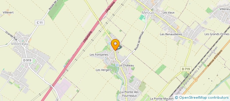 localisation de l'entreprise MONSIEUR PATRICK RATTIER  BEAUGENCY