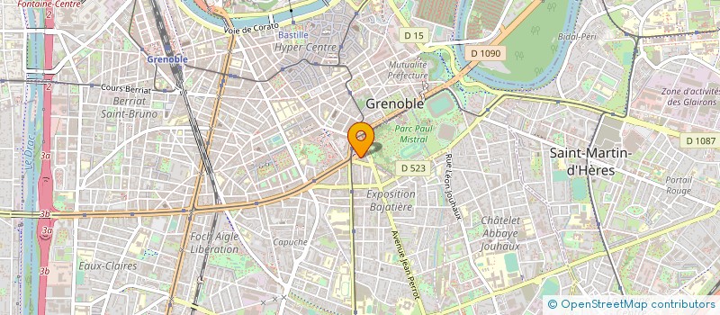 localisation de l'entreprise MONSIEUR PATRICK RATTIN  GRENOBLE