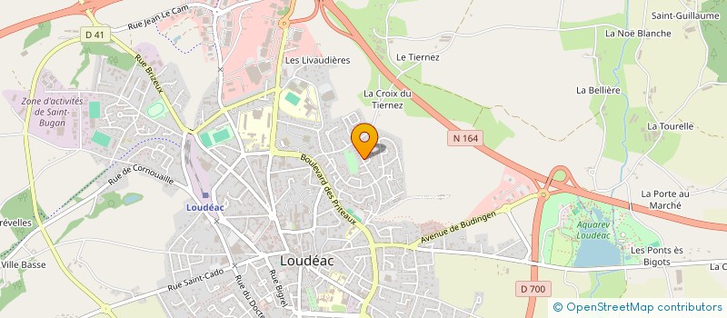 localisation de l'entreprise MONSIEUR PATRICK RAULO à LOUDEAC