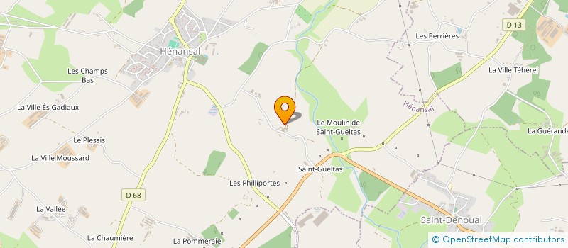 localisation de l'entreprise MONSIEUR PATRICK RAULT à HENANSAL