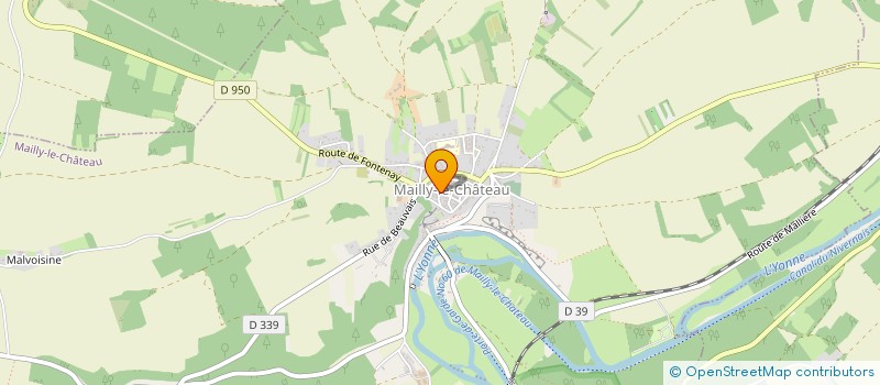 localisation de l'entreprise MONSIEUR PATRICK RAUX à MAILLY-LE-CHATEAU