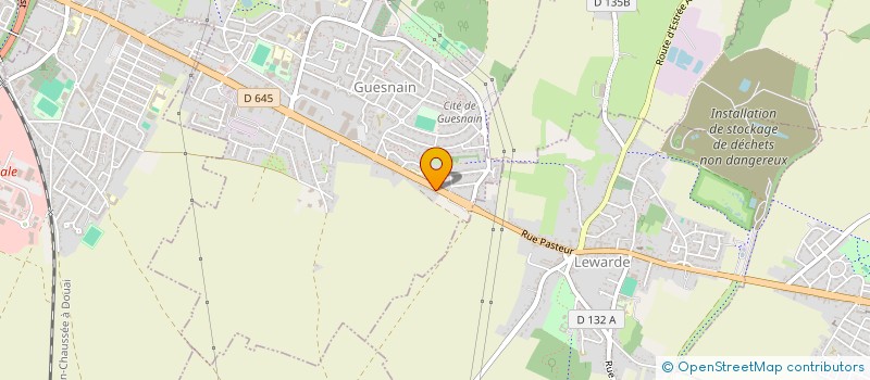 localisation de l'entreprise MONSIEUR PATRICK RAYET  GUESNAIN