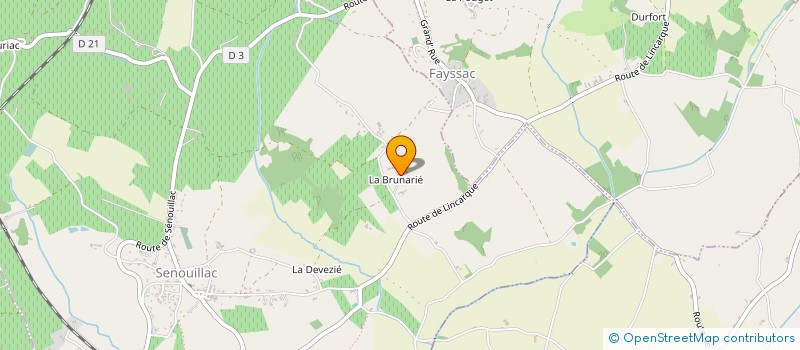 localisation de l'entreprise MONSIEUR PATRICK RAYNAL à SENOUILLAC