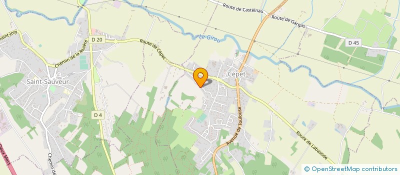 localisation de l'entreprise MONSIEUR PATRICK RAYNAL  CEPET