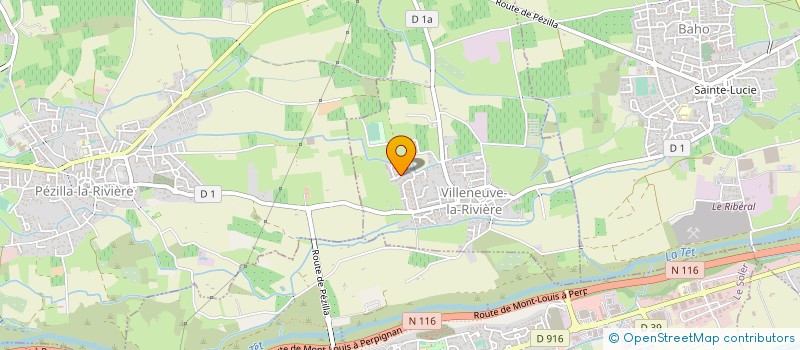 localisation de l'entreprise MONSIEUR PATRICK REANT  VILLENEUVE-LA-RIVIERE