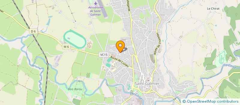 localisation de l'entreprise MONSIEUR PATRICK REBECCHI  SAINT-GALMIER