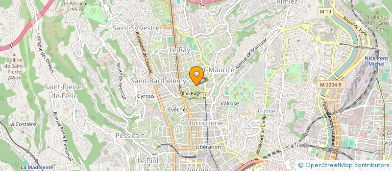 localisation de l'entreprise MONSIEUR PATRICK REBUS à NICE
