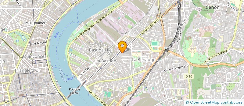 localisation de l'entreprise MONSIEUR PATRICK RECLUS  BORDEAUX