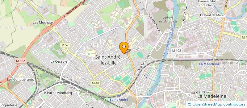 localisation de l'entreprise MONSIEUR PATRICK REGNIER  SAINT-ANDRE-LEZ-LILLE