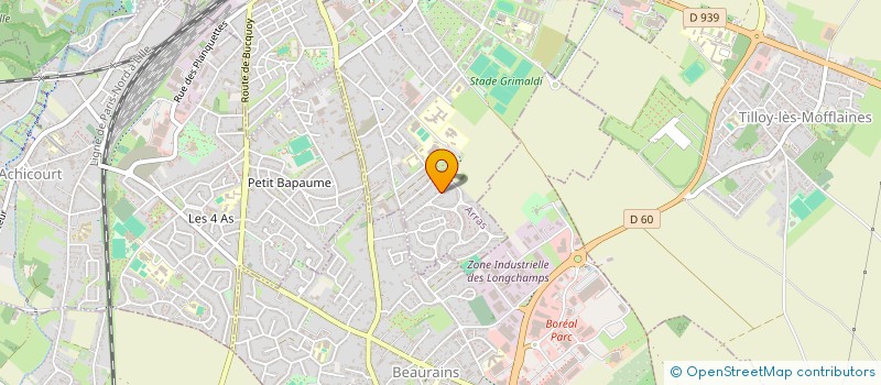 localisation de l'entreprise MONSIEUR PATRICK REGNIER à ARRAS