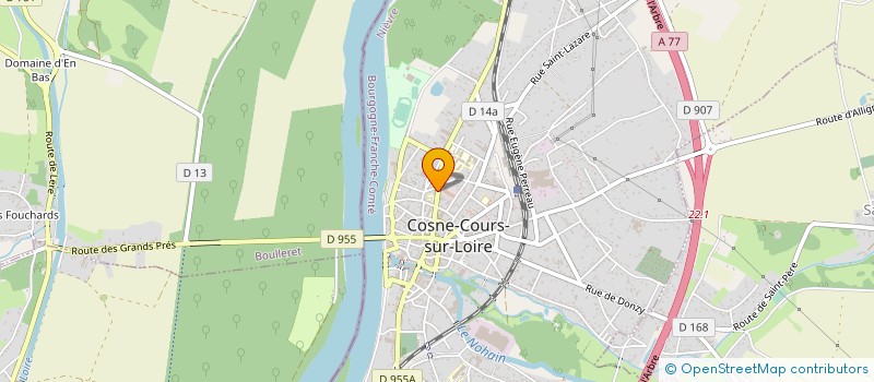 localisation de l'entreprise MONSIEUR PATRICK REININGER à COSNE-COURS-SUR-LOIRE