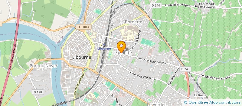 localisation de l'entreprise MONSIEUR PATRICK REMOND  LIBOURNE