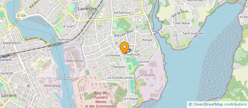 localisation de l'entreprise MONSIEUR PATRICK RENAUD à LANESTER