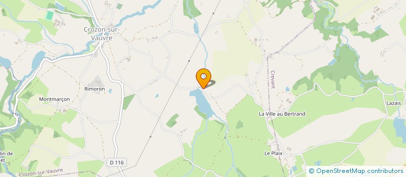 localisation de l'entreprise MONSIEUR PATRICK RENAUD à CROZON-SUR-VAUVRE