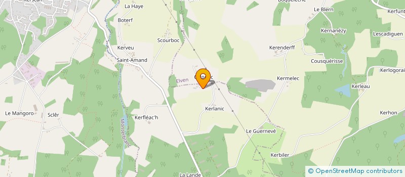 localisation de l'entreprise MONSIEUR PATRICK RENAUD  ELVEN