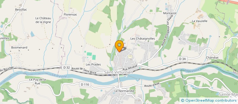 localisation de l'entreprise MONSIEUR PATRICK RENAUD à SAINT-VICTURNIEN