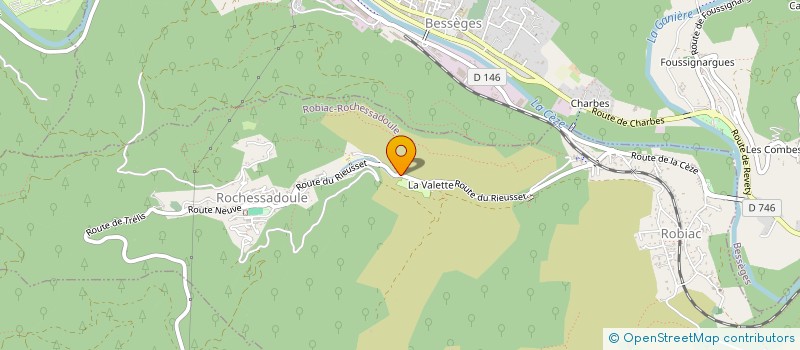 localisation de l'entreprise MONSIEUR PATRICK RENAUD  ROBIAC-ROCHESSADOULE