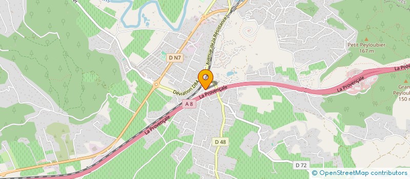 localisation de l'entreprise MONSIEUR PATRICK RENE MARCEL CHAPELLE  VIDAUBAN