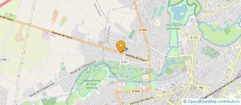 localisation de l'entreprise MONSIEUR PATRICK RENONCET à CHATEAUROUX