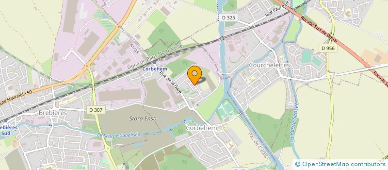 localisation de l'entreprise MONSIEUR PATRICK RENONCOURT  CORBEHEM