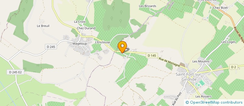 localisation de l'entreprise MONSIEUR PATRICK RENOU  SAINT-FORT-SUR-GIRONDE