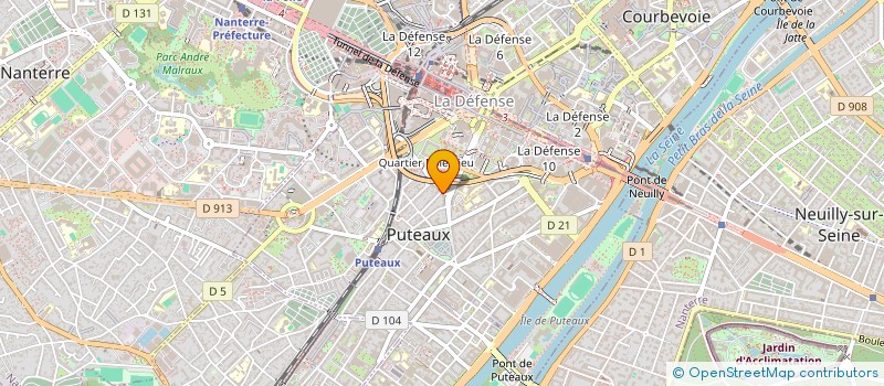 localisation de l'entreprise MONSIEUR PATRICK RENOULIN à PUTEAUX