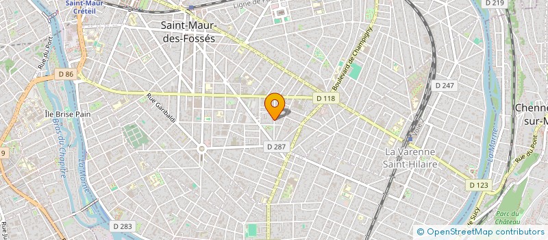 localisation de l'entreprise MONSIEUR PATRICK REPELLINI à SAINT-MAUR-DES-FOSSES