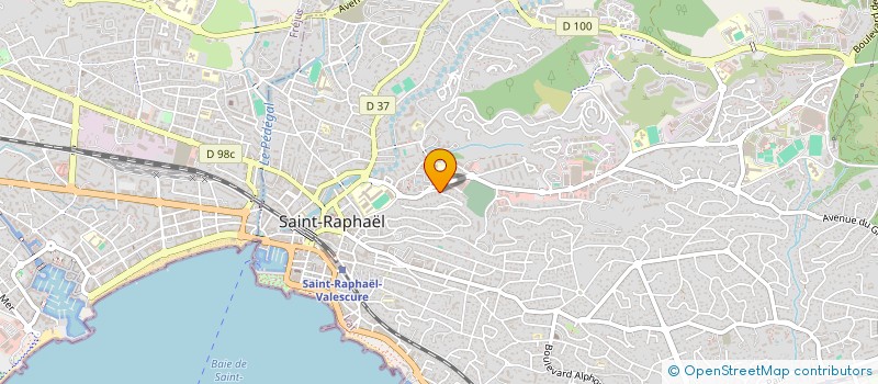 localisation de l'entreprise MONSIEUR PATRICK RESSIA  SAINT-RAPHAEL