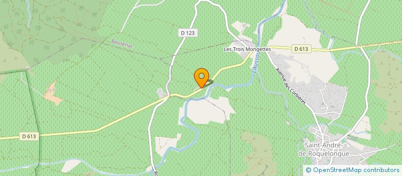 localisation de l'entreprise MONSIEUR PATRICK REVERDY  BOUTENAC