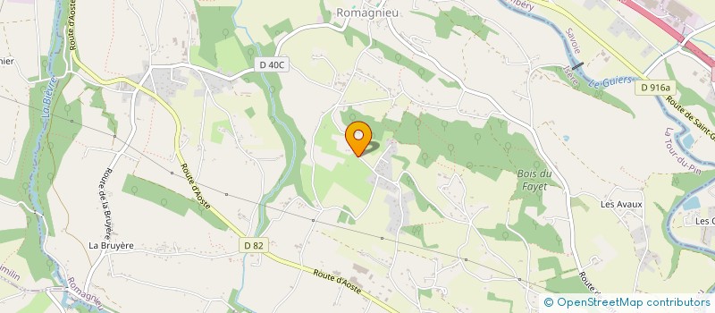 localisation de l'entreprise MONSIEUR PATRICK REVOL à ROMAGNIEU