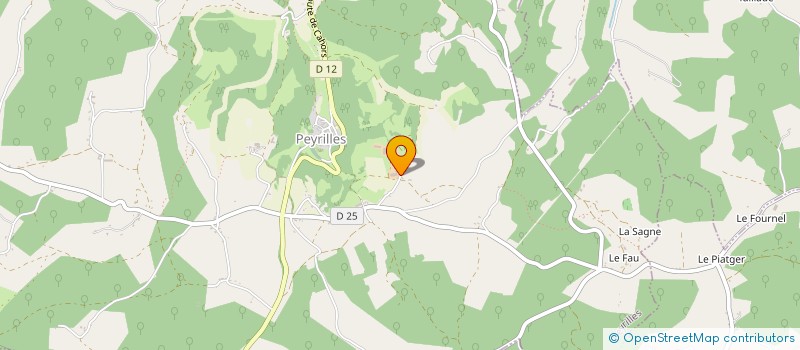 localisation de l'entreprise MONSIEUR PATRICK REY  PEYRILLES